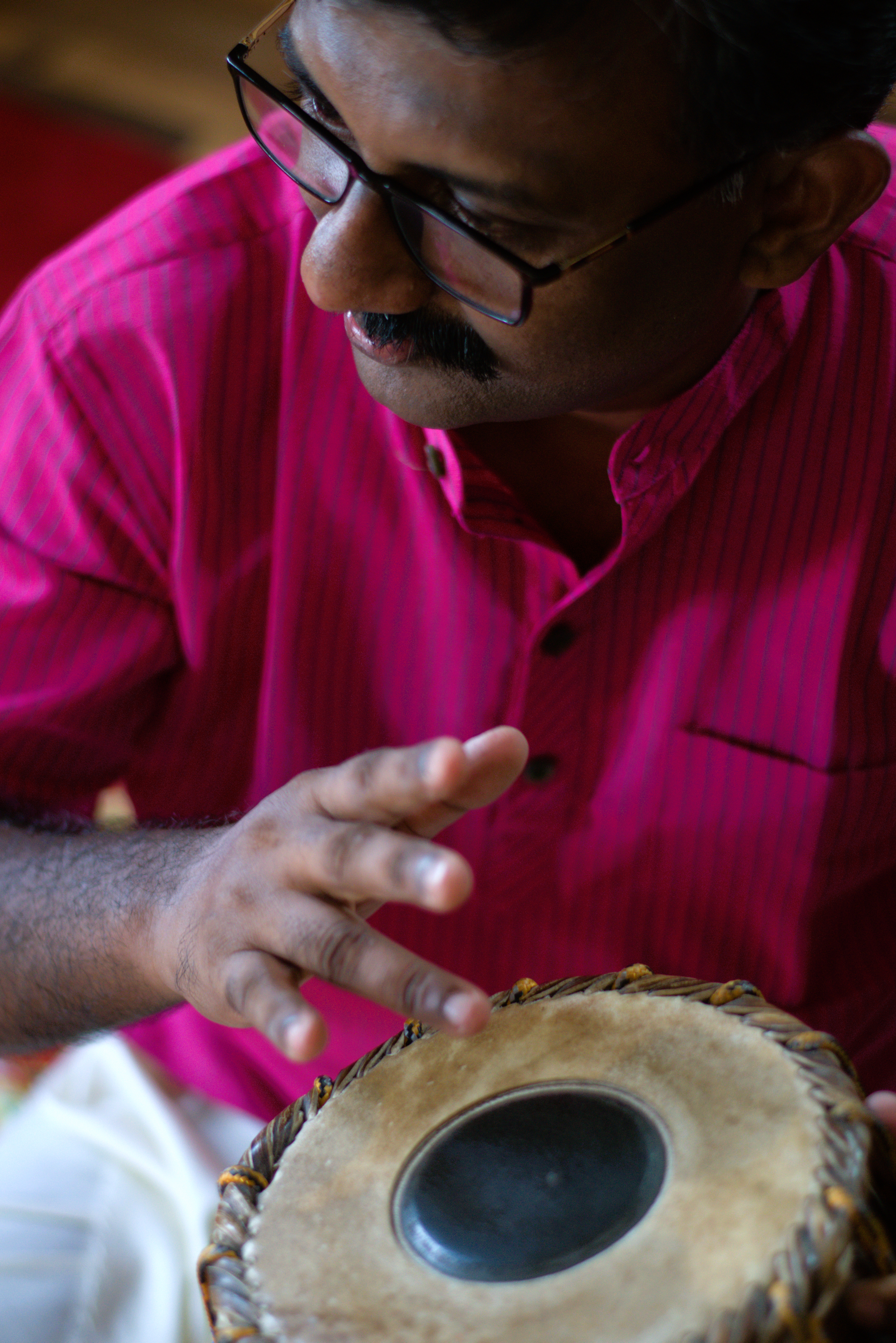 Erickavu N Sunil performing